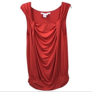 Max Studio - Tank Sleeveless Orange Shirt (329)